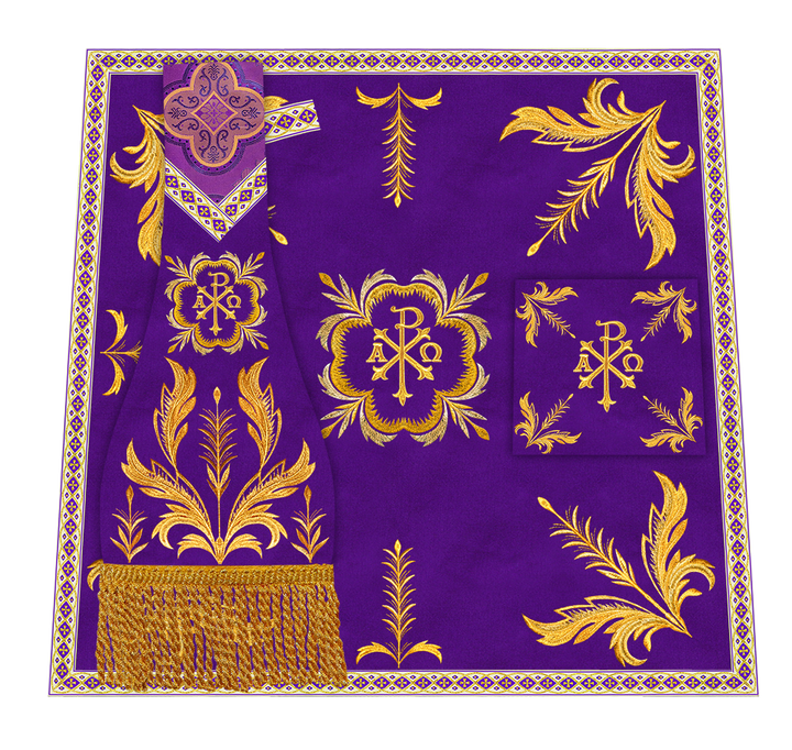 Borromean Chasuble Vestment With Liturgical Trims