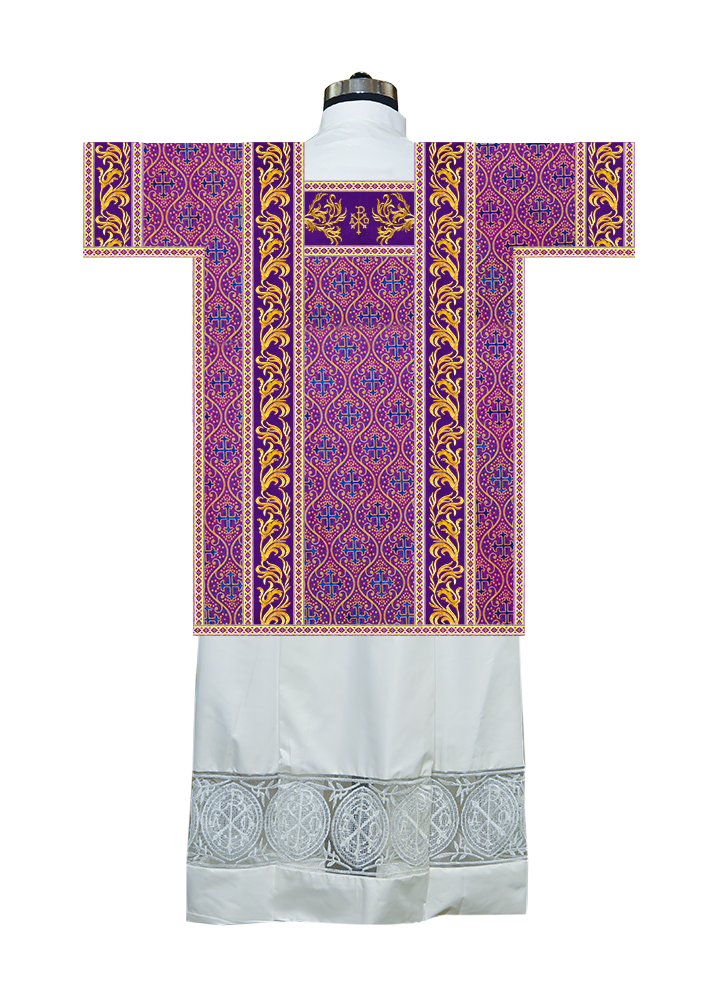 Tunicle Vestment with Woven Braids