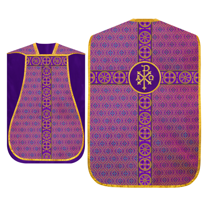 Roman Chasuble with Adorned Orphrey