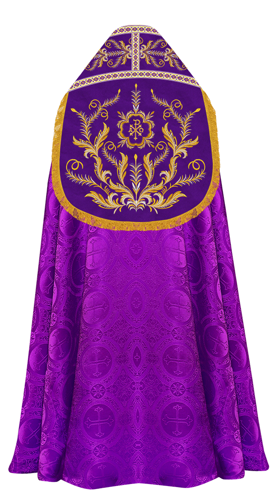 Traditional Embroidered Roman Cope Vestment