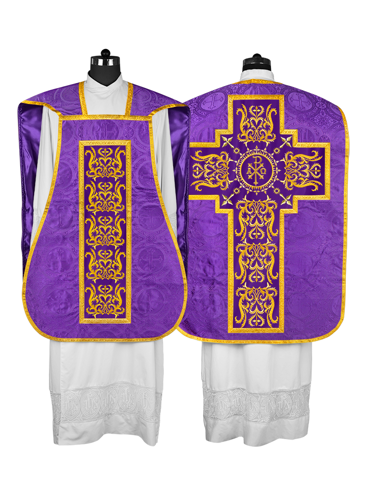 Roman Chasuble with matching stole