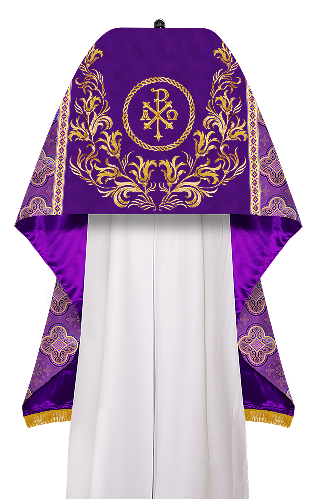 Humeral Veil Vestment with Embroidery Motif