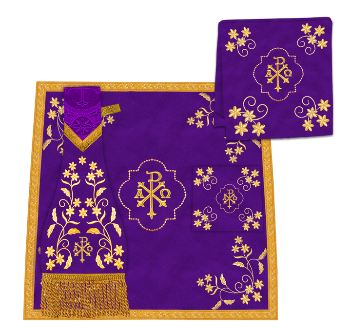 Gothic Chasuble with Floral Embroidery