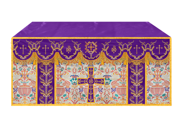 Tapestry Altar Cloth with Liturgical Motif