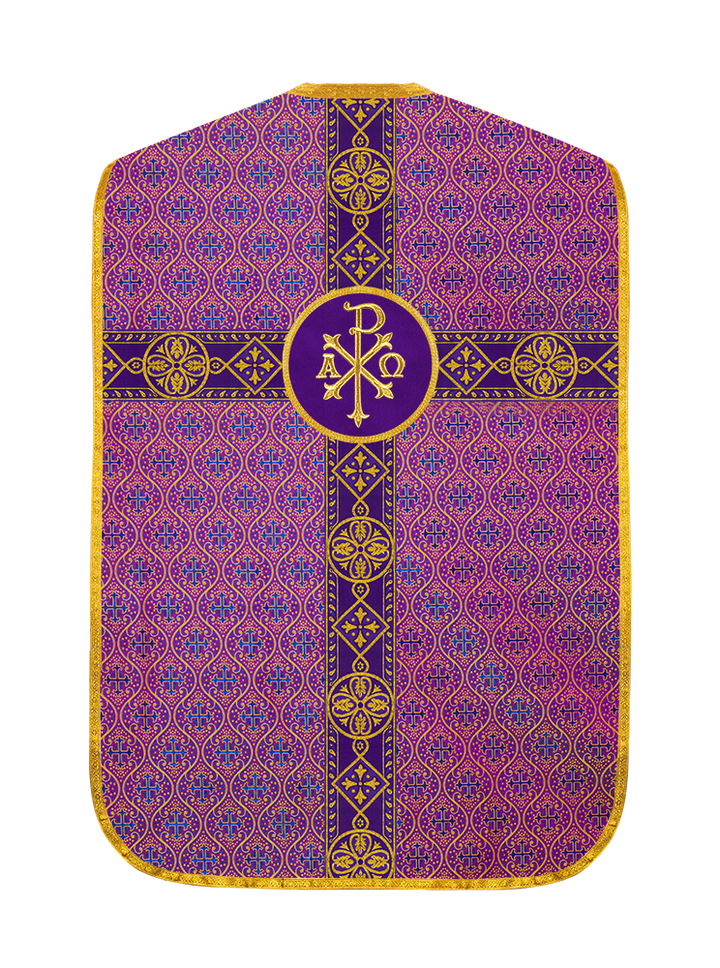 Embroidered Roman Chasuble Vestment