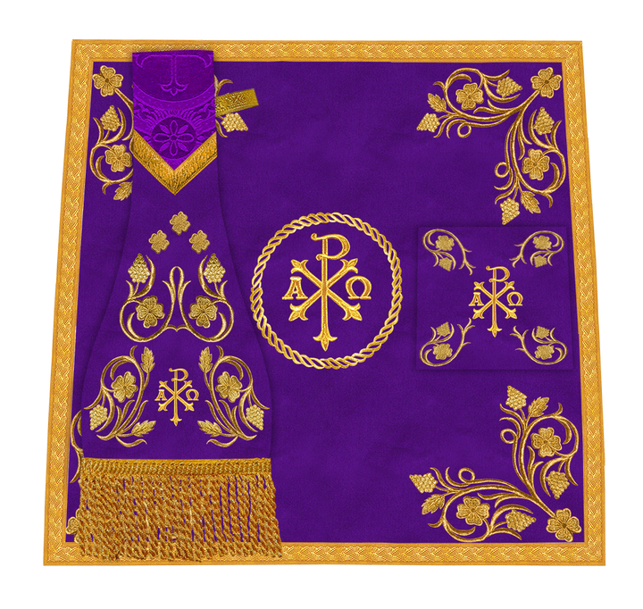 Gothic Chasuble with Grapes Embroidery