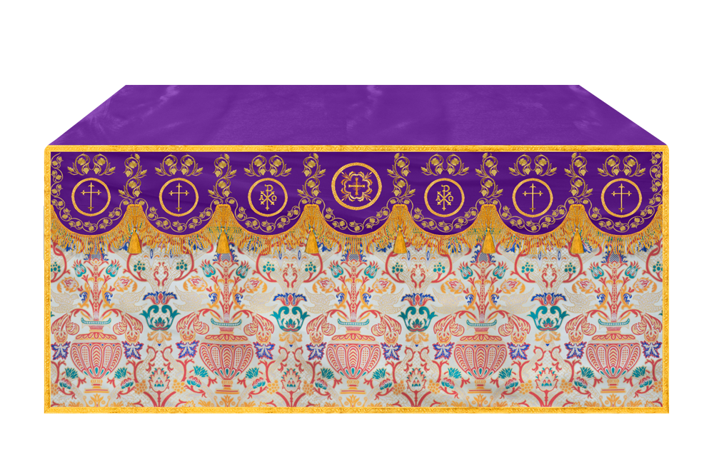 Grapes Embroidery Tapestry Altar Cloth