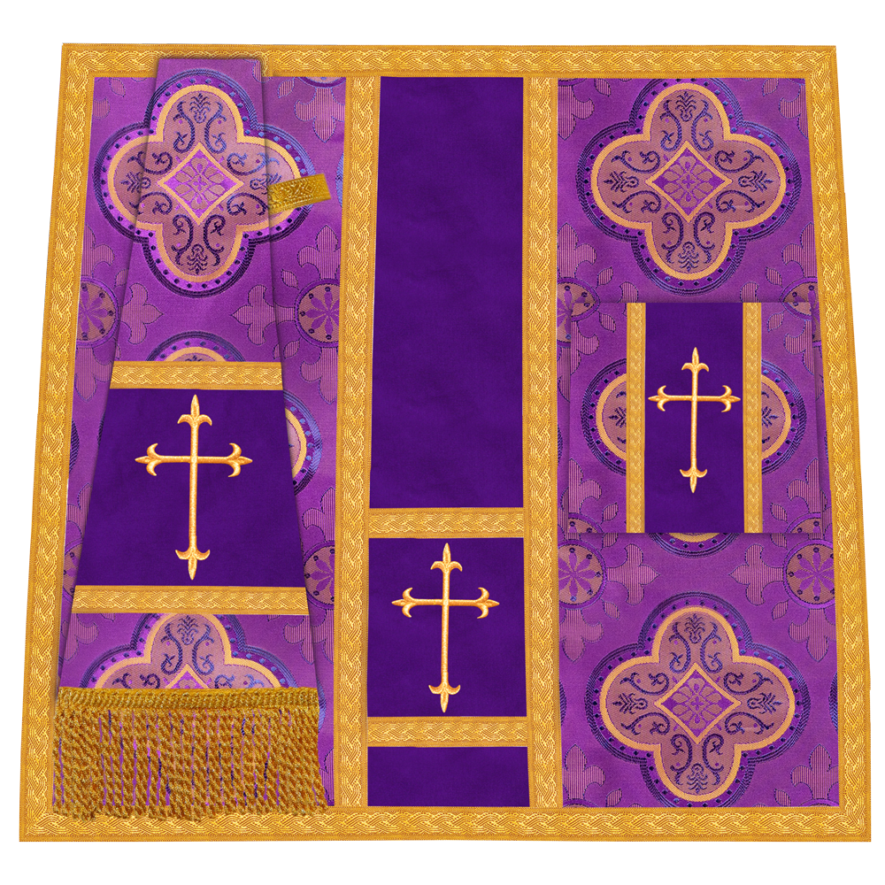 Roman chasuble with Motif and Trims