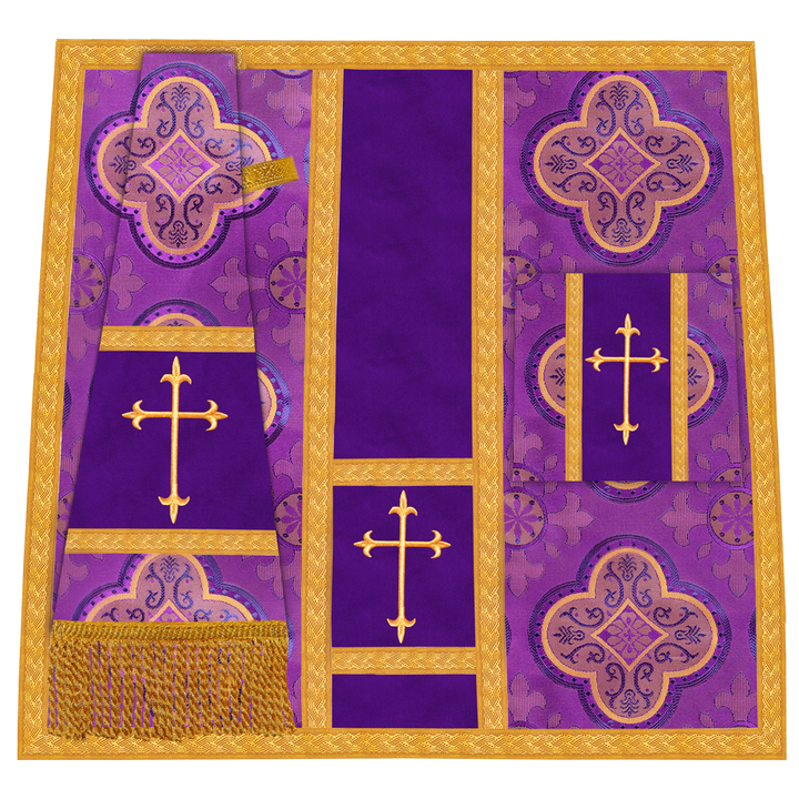 Roman chasuble with Motif and Trims