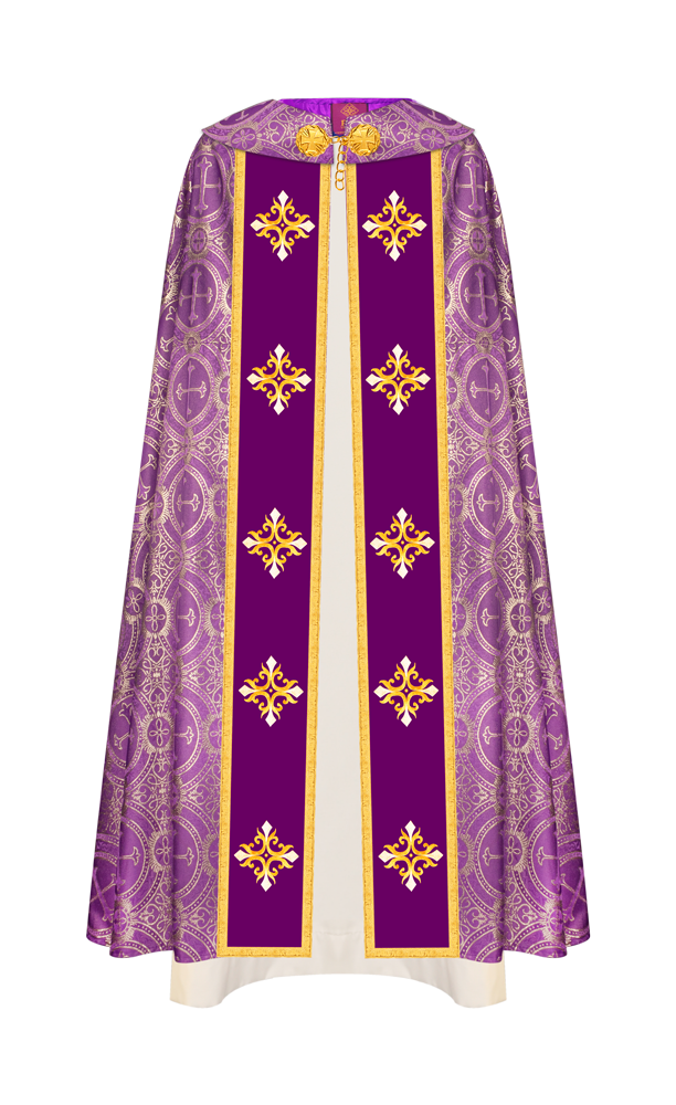 Gothic Cope with embroidered cross