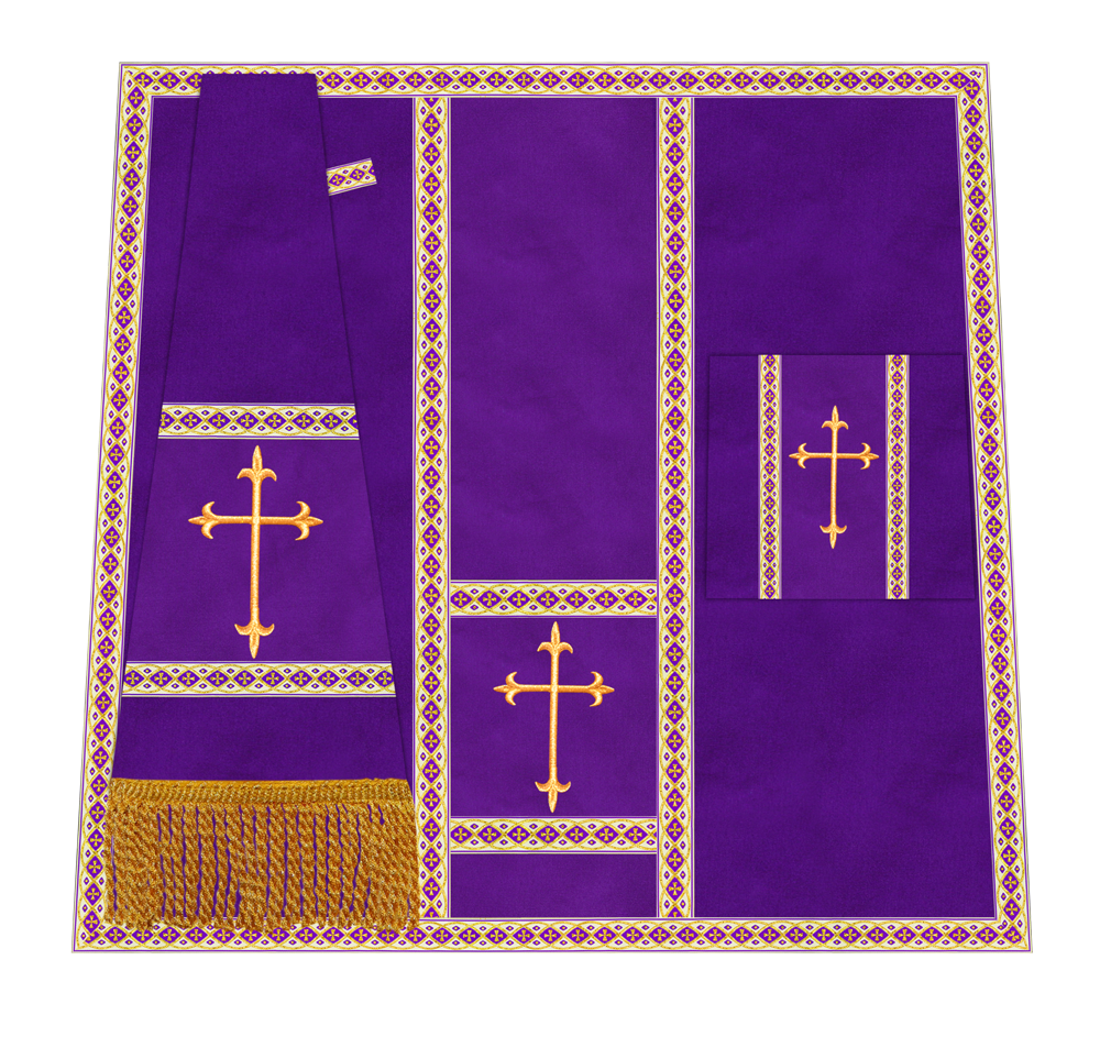 Liturgical Mass set with Cross