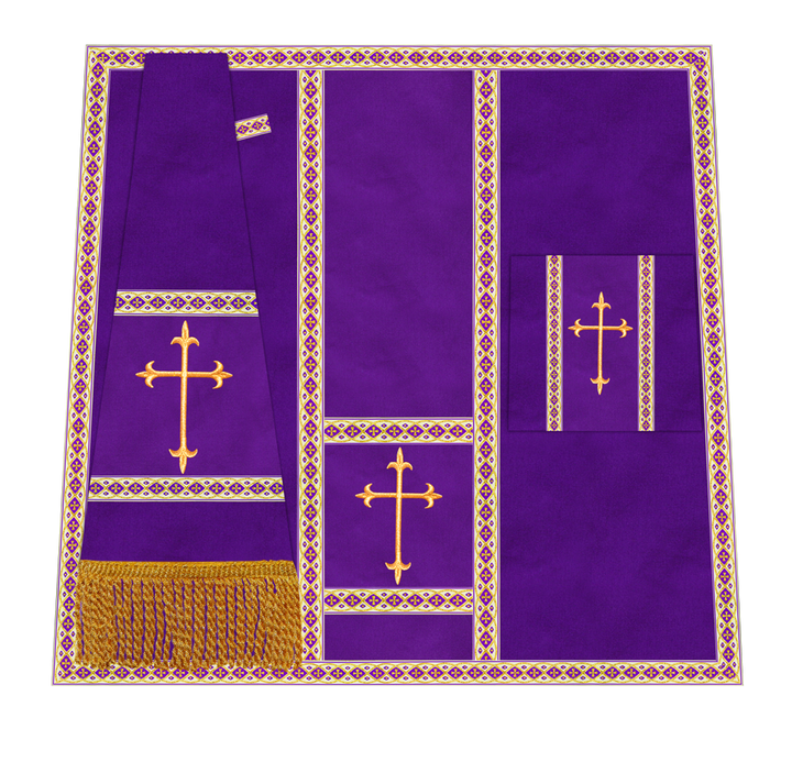 Liturgical Mass set with Cross