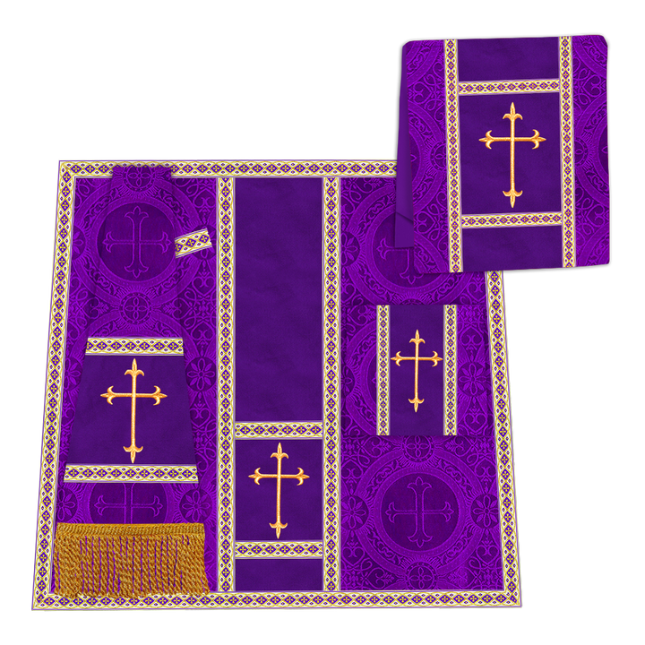 Gothic Chasuble with Spiritual Motif and Trims