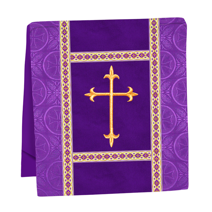 Traditional Altar Mass Set with  Embroidered Motifs