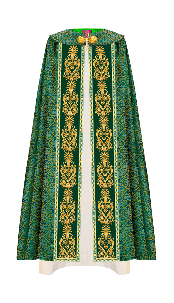 Gothic Cope With Embroidered Motifs