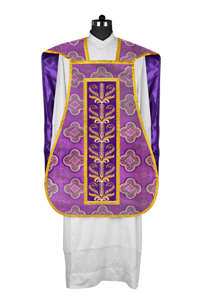 Roman Chasuble with liturgical motifs