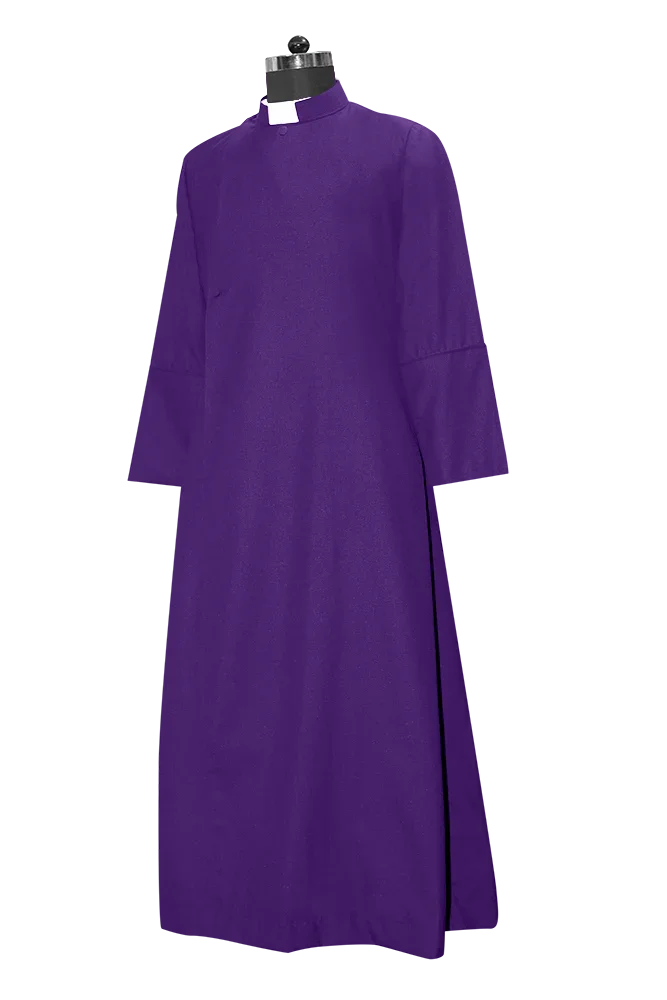 Clearance Sale - Double Breasted Anglican Cassock - Violet
