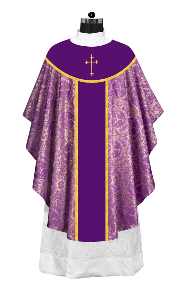Gothic Chasuble adorned with Cross