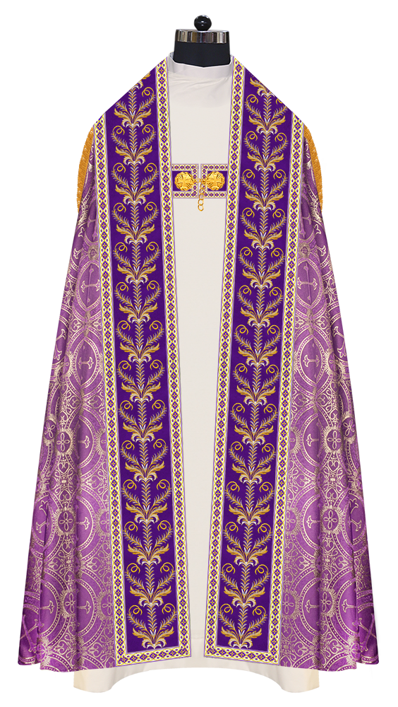 Traditional Embroidered Roman Cope Vestment