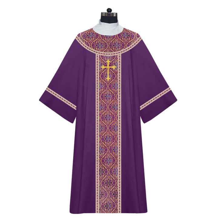 Dalmatics Vestments With Liturgical Cross motifs