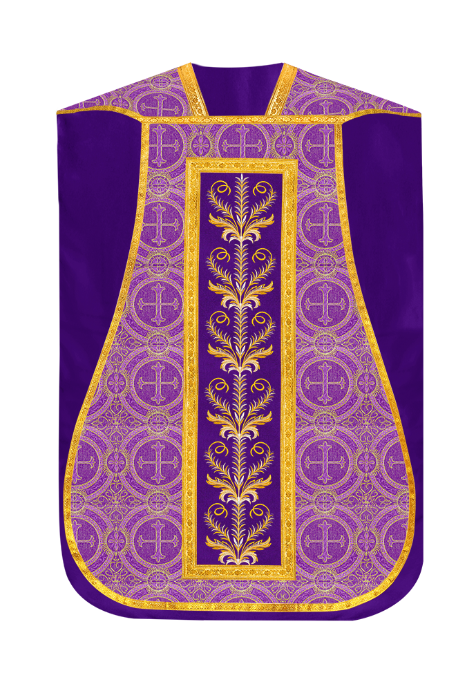 Roman Chasuble with liturgical motifs