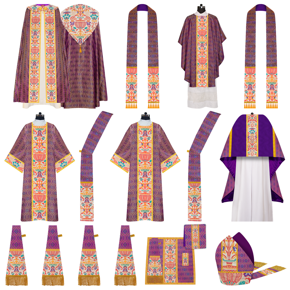 Coronation Tapestry with Gothic Highline Mass Set