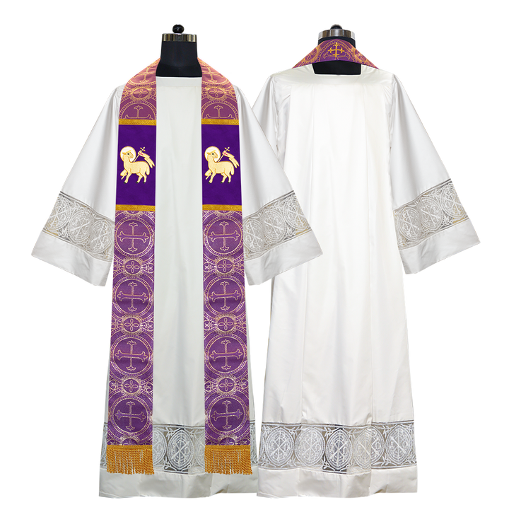 Clergy Stole with Spiritual motif