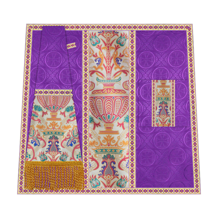 Liturgical Tapestry Mass Set with Ornate trims