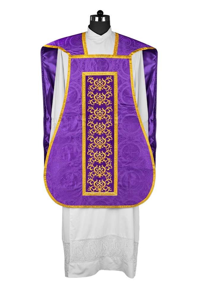 Fiddleback Vestment with Adorned Orphrey