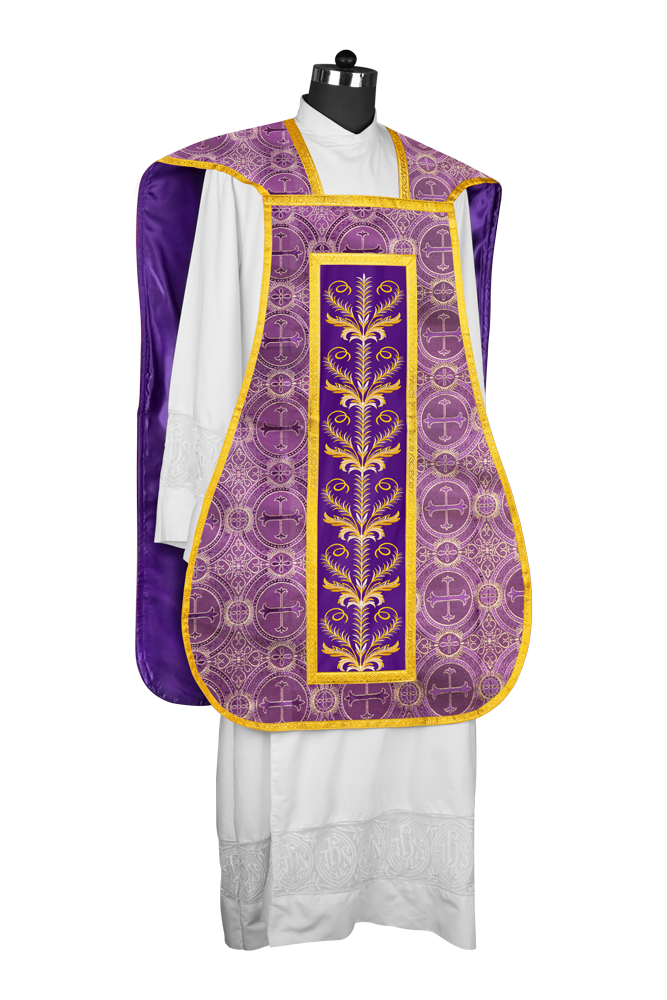 Roman Chasuble with liturgical motifs