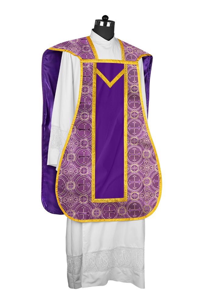 Fiddleback with spiritual motif