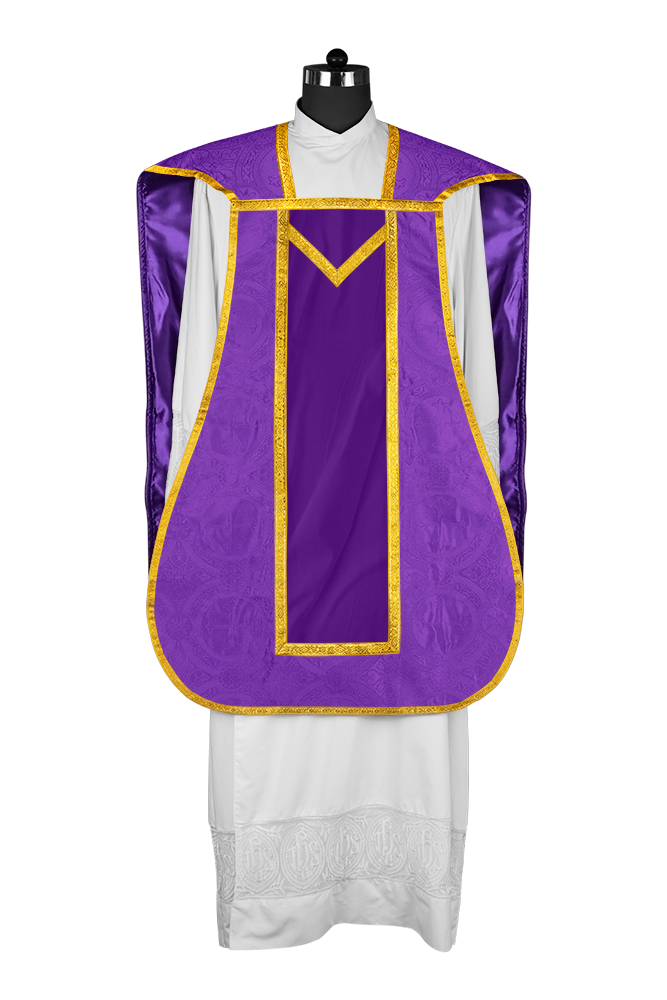 Fiddleback with spiritual motif