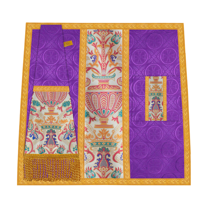 Liturgical Tapestry Mass Set with Ornate trims