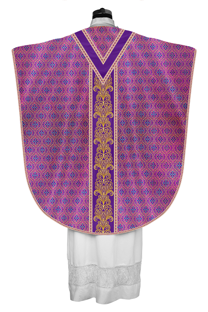 Spiritual Borromean Chasuble With Y Type Orphrey and Trims
