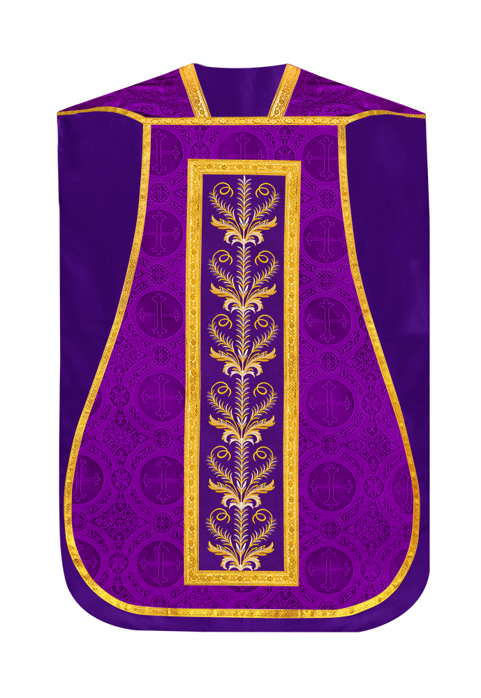 Roman Chasuble with liturgical motifs