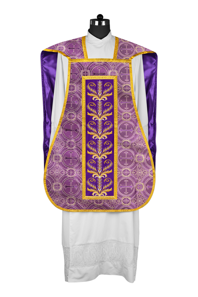 Roman Chasuble with liturgical motifs