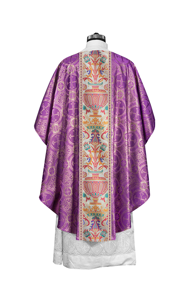 Coronation Tapestry Chasuble Braided with Trims