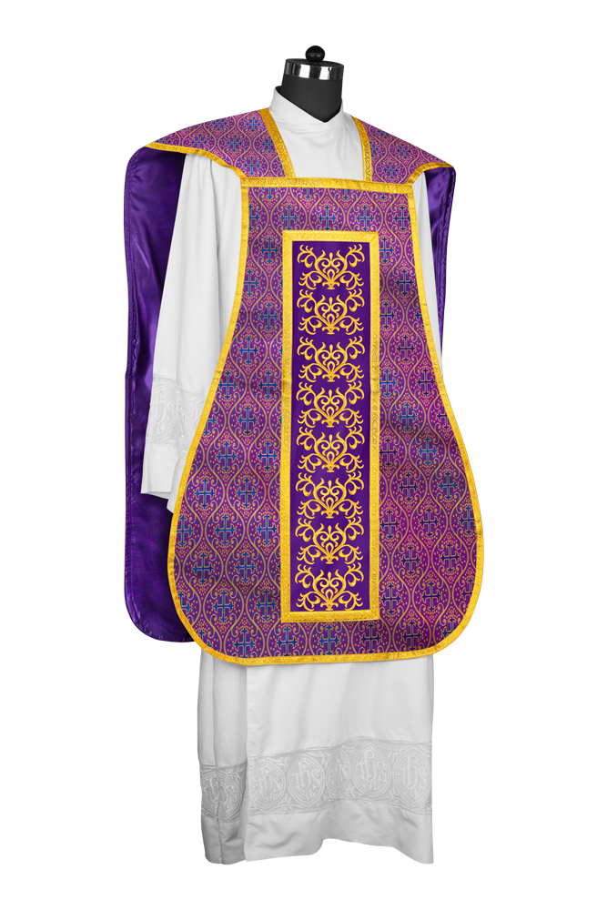 Fiddleback Vestment with Adorned Orphrey