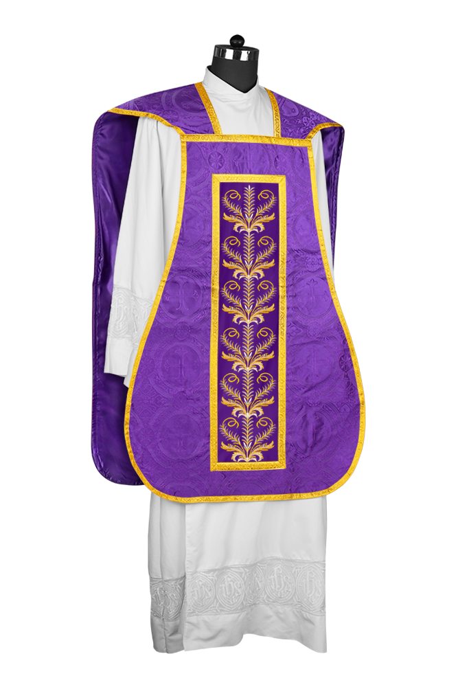 Roman Chasuble with liturgical motifs