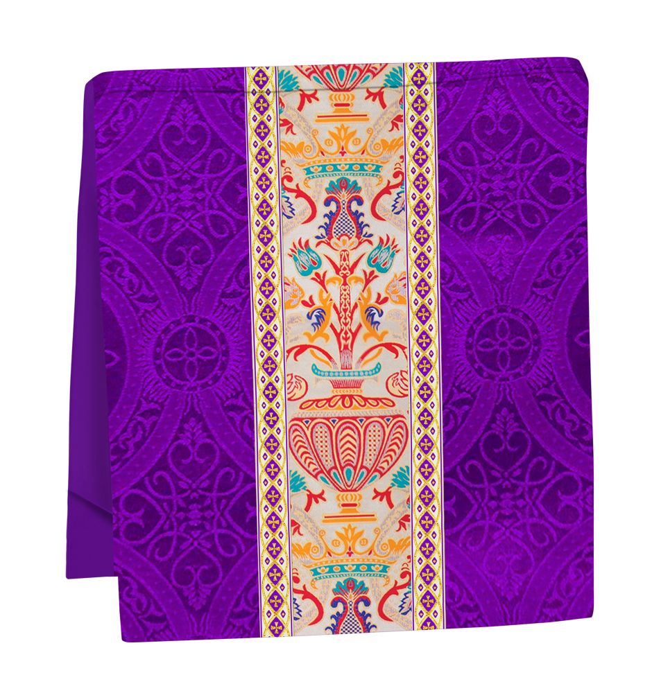 Coronation Tapestry Roman Chasuble with Braided Trims