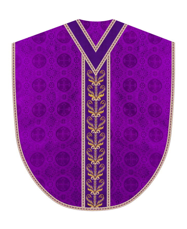 Borromean Chasuble Vestment With Liturgical Trims