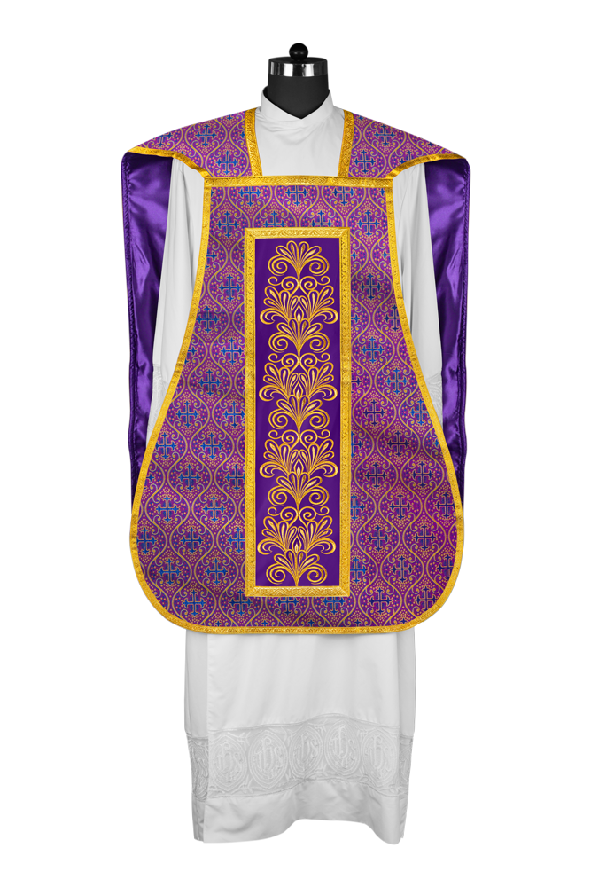 Fiddleback with adorned orphrey