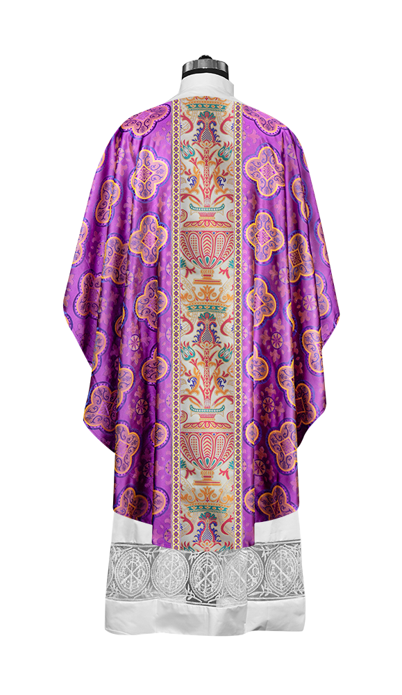 Coronation Tapestry Chasuble Braided with Trims