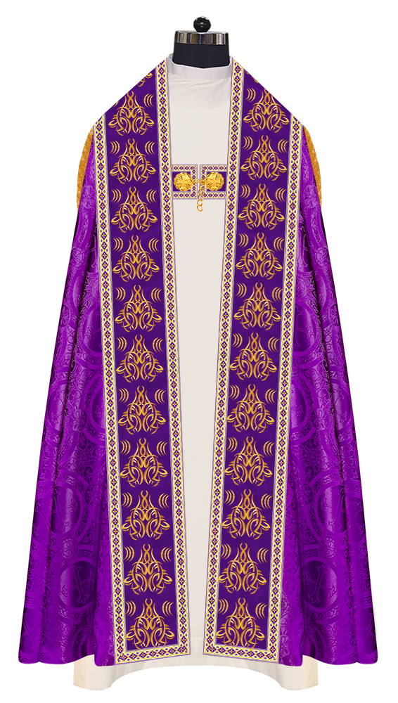 Traditional Embroidered Roman Cope Vestment