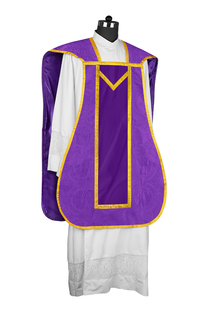 Fiddleback with spiritual motif