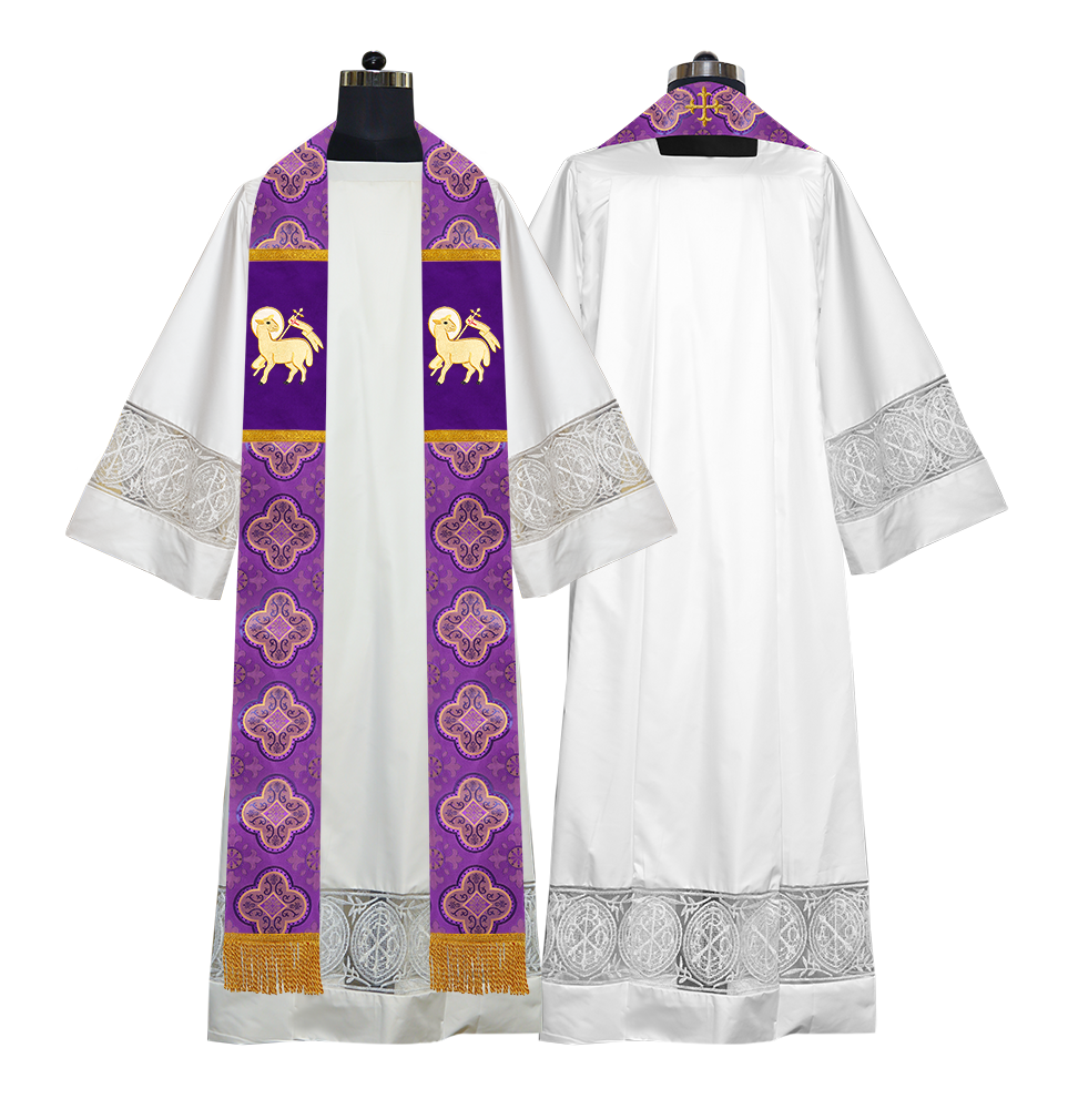 Clergy Stole with Spiritual motif