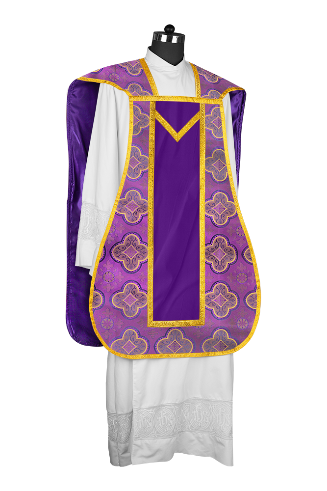 Fiddleback with spiritual motif