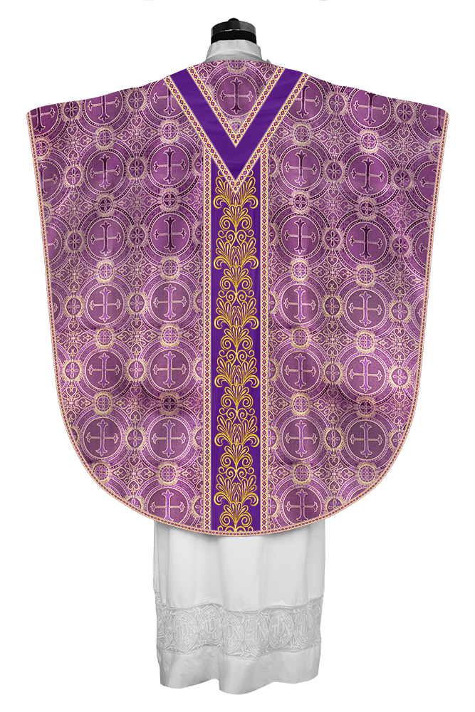 Spiritual Borromean Chasuble With Y Type Orphrey and Trims