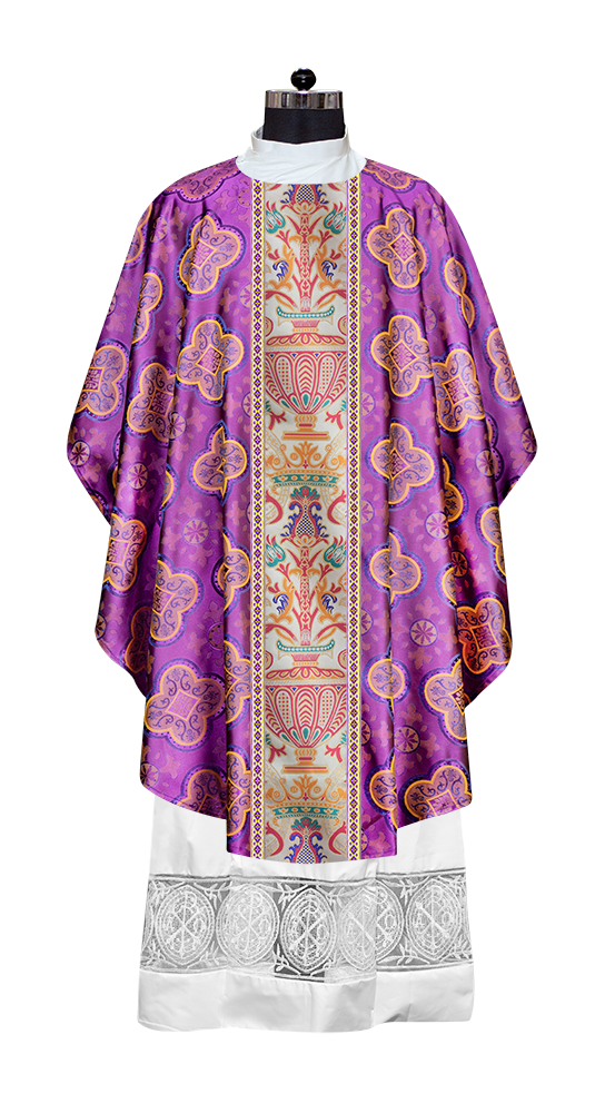 Coronation Tapestry Chasuble Braided with Trims