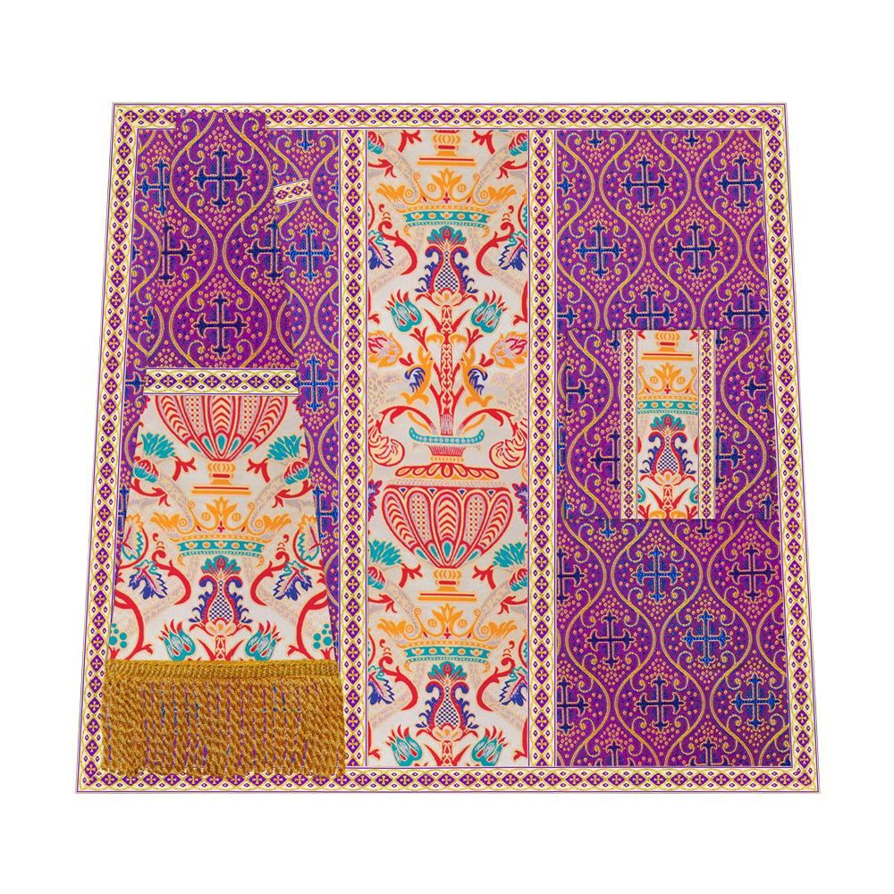 Tapestry Chasuble with Detailed Braids and Trims